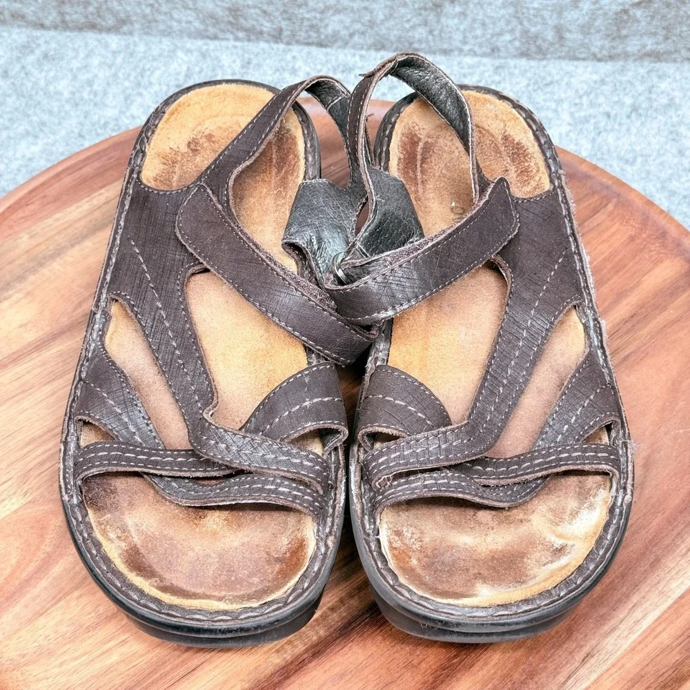 Naot‎ Shoes Womens Size 39 Leather Strappy Slingback Platform Comfort Sandals